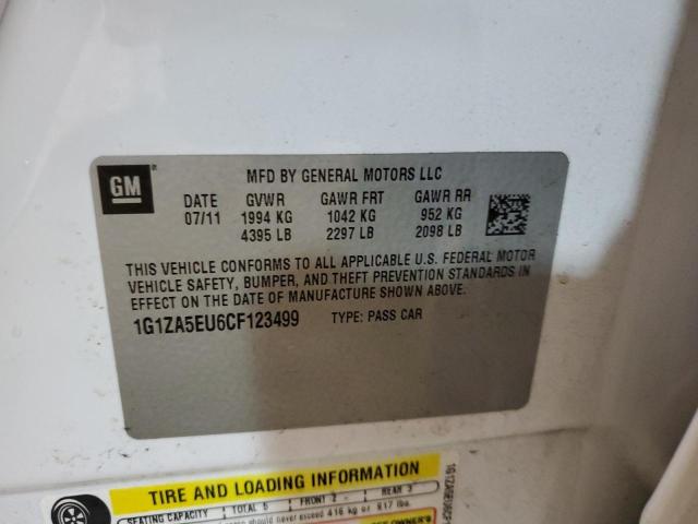 Photo 10 from auction – 2012 CHEVROLET MALIBU LS with VIN 1G1ZA5EU6CF123499