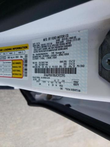 Photo 10 from auction – 2016 FORD FUSION SE with VIN 3FA6P0H78GR392295