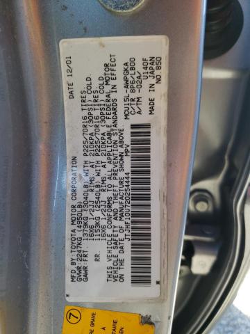 Photo 10 from auction – 2002 LEXUS RX 300 with VIN JTJHF10U720254444