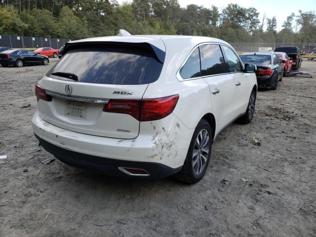 Photo 4 from auction – 2016 ACURA MDX TECHNO with VIN 5FRYD4H44GB046804