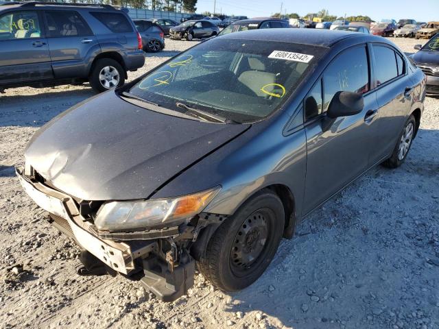 Photo 2 from auction – 2012 HONDA CIVIC LX with VIN 19XFB2F5XCE324054