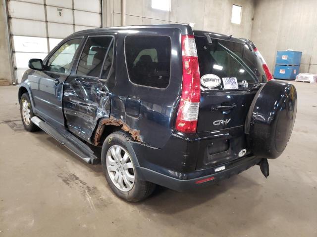 Photo 3 from auction – 2005 HONDA CR-V SE with VIN JHLRD78955C010197