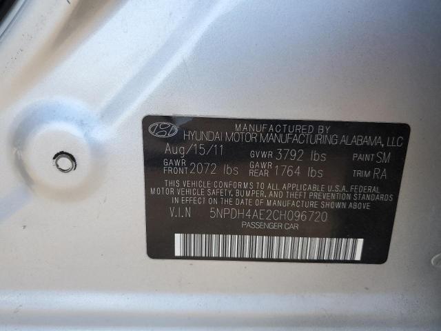Photo 10 from auction – 2012 HYUNDAI ELANTRA GL with VIN 5NPDH4AE2CH096720