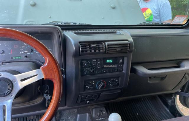 Photo 9 from auction – 2000 JEEP WRANGLER / with VIN 1J4FA29P6YP770767