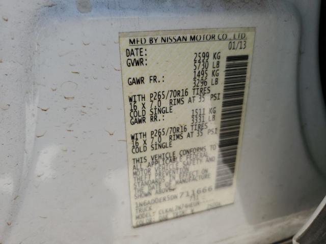 Photo 10 from auction – 2013 NISSAN FRONTIER S with VIN 1N6AD0ER5DN711666