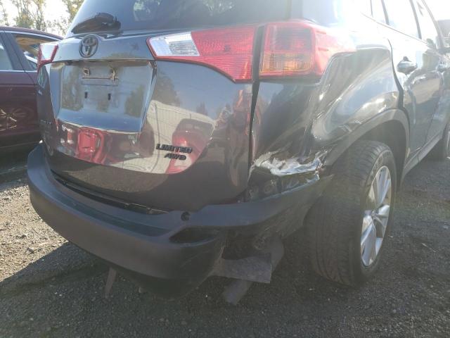 Photo 9 from auction – 2014 TOYOTA RAV4 LIMIT with VIN 2T3DFREVXEW176484