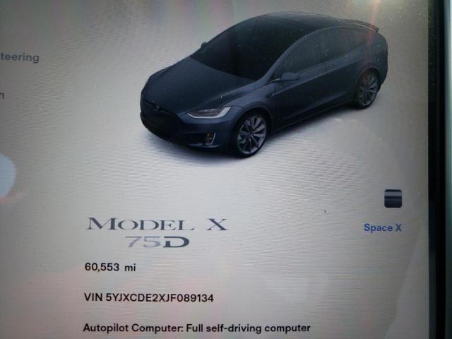 Photo 8 from auction – 2018 TESLA MODEL X with VIN 5YJXCDE2XJF089134