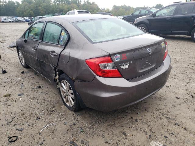 Photo 3 from auction – 2012 HONDA CIVIC EX with VIN 2HGFB2F86CH552780