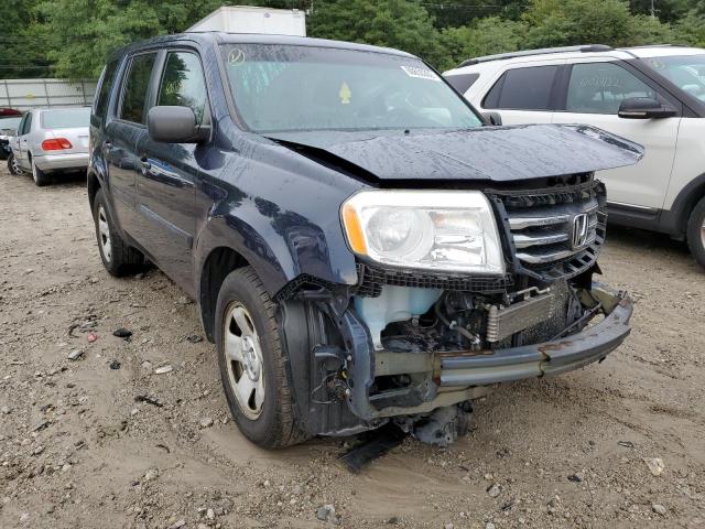 HONDA PILOT LX 2012 with VIN 5FNYF4H28CB035292 - Photo from auction