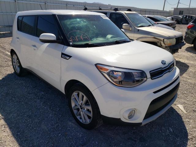 KIA SOUL + 2019 with VIN KNDJP3A56K7660596 - Photo from auction