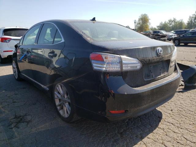 Photo 3 from auction – 2011 LEXUS HS 250H with VIN JTHBB1BA2B2045381