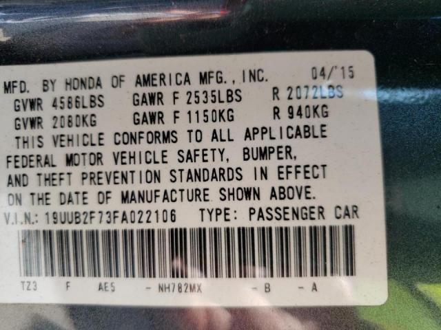 Photo 10 from auction – 2015 ACURA TLX ADVANC with VIN 19UUB2F73FA022106