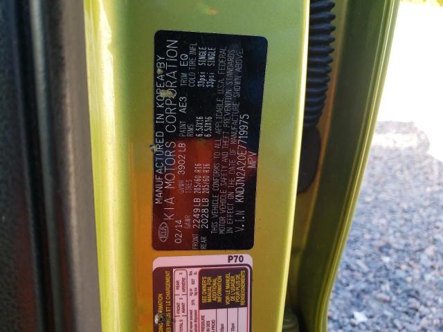 Photo 10 from auction – 2014 KIA SOUL with VIN KNDJN2A20E7719975