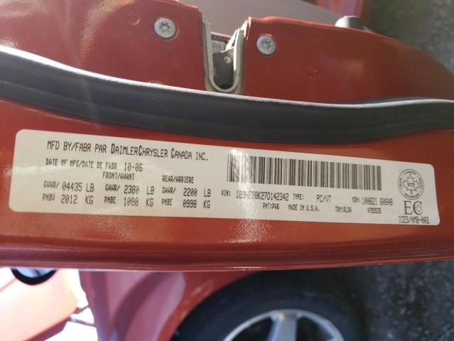 Photo 10 from auction – 2007 DODGE CALIBER R/ with VIN 1B3HE78K27D142342