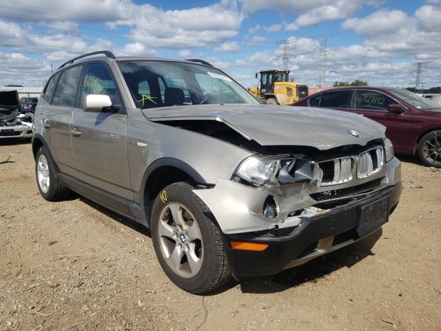BMW X3 3.0SI 2007 with VIN WBXPC93437WF10400 - Photo from auction