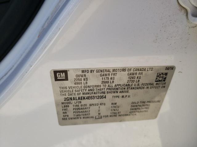 Photo 10 from auction – 2014 CHEVROLET EQUINOX LS with VIN 2GNALAEK4E6312064