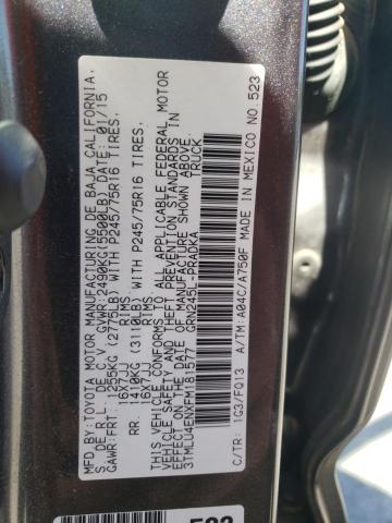 Photo 10 from auction – 2015 TOYOTA TACOMA DOU with VIN 3TMLU4ENXFM181577