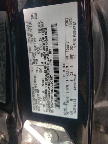 Photo 10 from auction – 2013 FORD ESCAPE with VIN 1FMCU0F79DUC90187