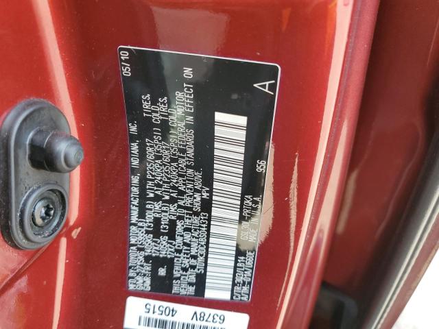 Photo 10 from auction – 2011 TOYOTA SIENNA XLE with VIN 5TDYK3DC4BS044313