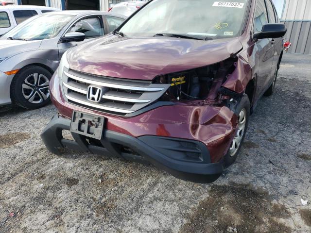 Photo 9 from auction – 2012 HONDA CR-V LX with VIN 5J6RM3H38CL041386