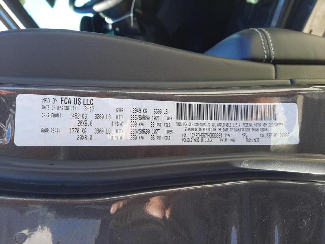 Photo 10 from auction – 2017 DODGE DURANGO CI with VIN 1C4RDHEG7HC833384