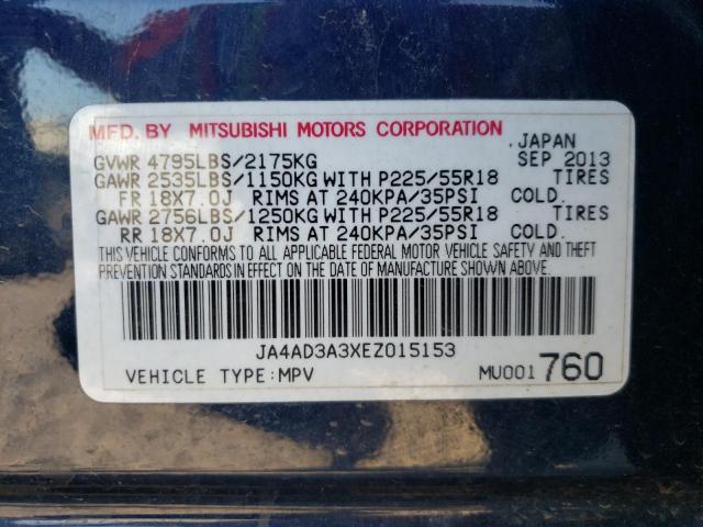 Photo 10 from auction – 2014 MITSUBISHI OUTLANDER with VIN JA4AD3A3XEZ015153