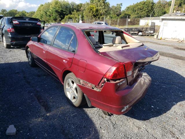 Photo 3 from auction – 2004 HONDA CIVIC EX with VIN 2HGES26734H589192