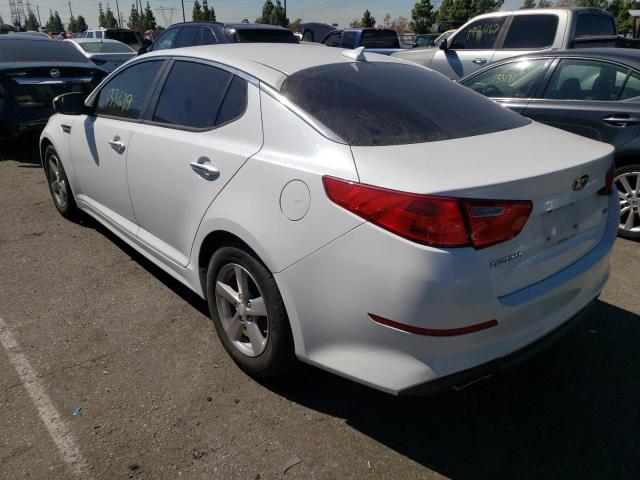 Photo 3 from auction – 2015 KIA OPTIMA LX with VIN 5XXGM4A70FG380292