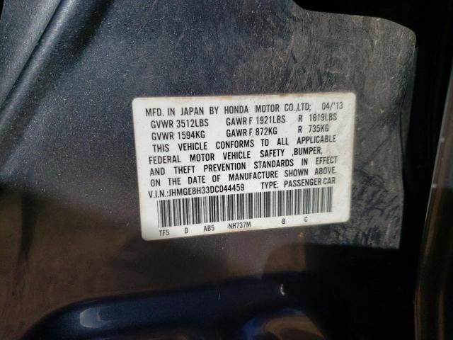 Photo 10 from auction – 2013 HONDA FIT with VIN JHMGE8H33DC044459