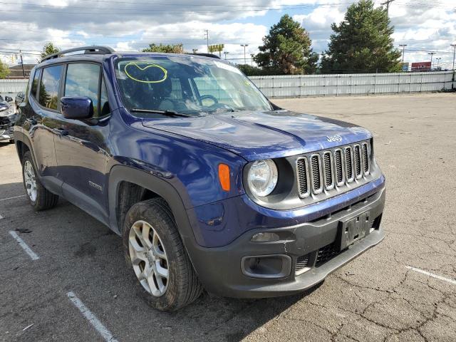 JEEP RENEGADE L 2017 with VIN ZACCJBBB3HPG43937 - Photo from auction