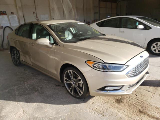 FORD FUSION TIT 2017 with VIN 3FA6P0K96HR218995 - Photo from auction