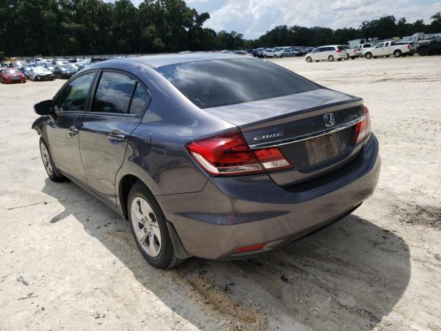 Photo 3 from auction – 2014 HONDA CIVIC LX with VIN 19XFB2E54EE049317