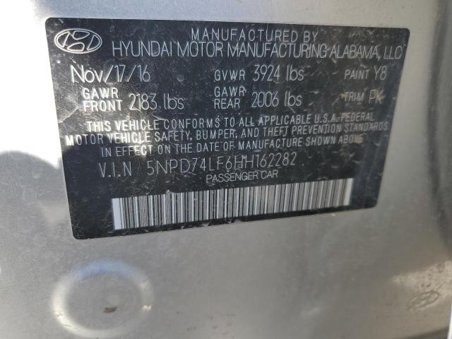 Photo 10 from auction – 2017 HYUNDAI ELANTRA SE with VIN 5NPD74LF6HH162282