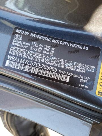 Photo 10 from auction – 2014 BMW Z4 SDRIVE3 with VIN WBALM7C57EE385985