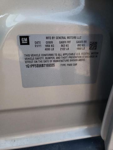 Photo 10 from auction – 2011 CHEVROLET CRUZE LT with VIN 1G1PF5S96B7169335