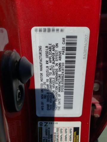 Photo 10 from auction – 2006 PONTIAC VIBE with VIN 5Y2SL65886Z418733