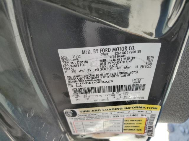 Photo 10 from auction – 2013 FORD F150 SUPER with VIN 1FTFW1ET7DKD59275