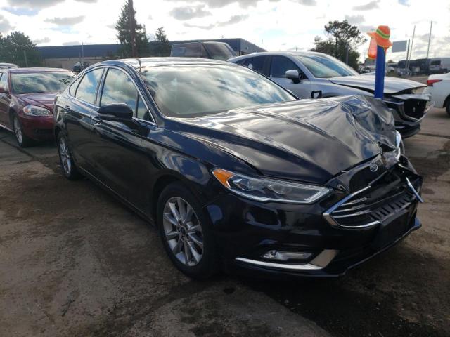 FORD FUSION SE 2017 with VIN 3FA6P0HD0HR271817 - Photo from auction