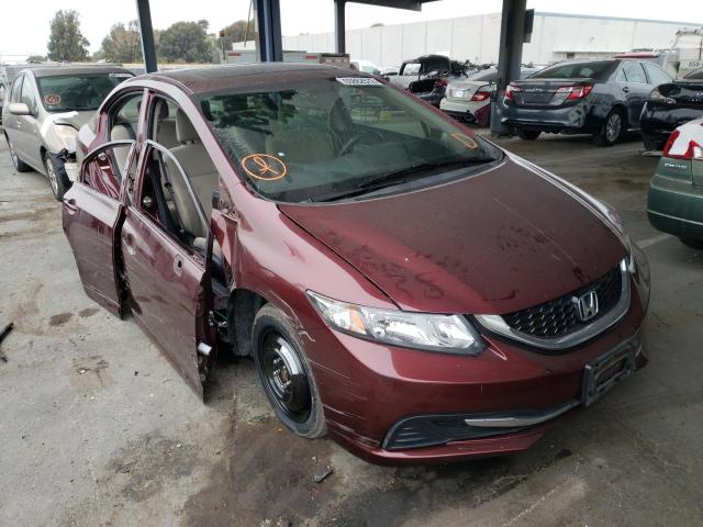 HONDA CIVIC EX 2013 with VIN 19XFB2F81DE246548 - Photo from auction