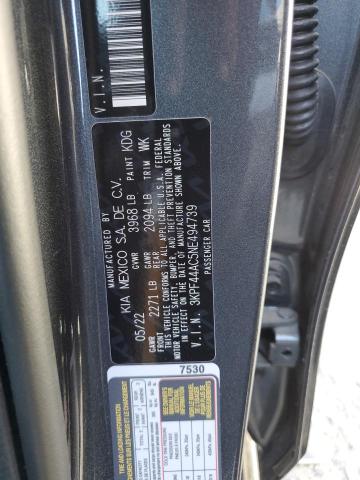 Photo 10 from auction – 2022 KIA FORTE GT with VIN 3KPF44AC5NE494739
