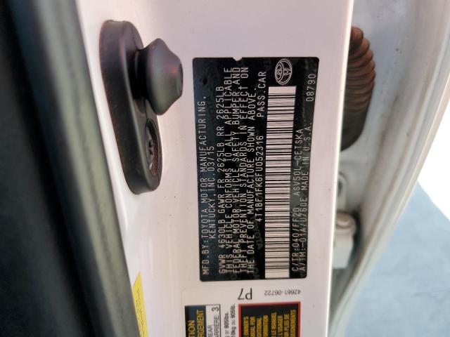 Photo 10 from auction – 2015 TOYOTA CAMRY LE with VIN 4T1BF1FK6FU052316