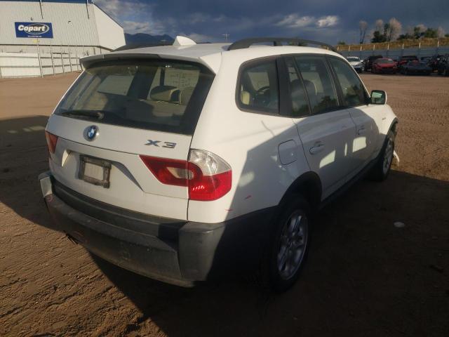 Photo 4 from auction – 2004 BMW X3 2.5I with VIN WBXPA73404WB21218