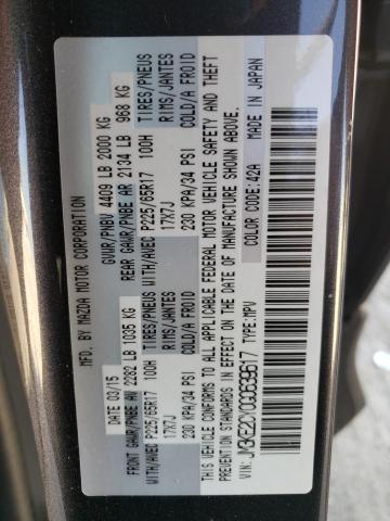 Photo 10 from auction – 2016 MAZDA CX-5 TOURI with VIN JM3KE2CY0G0639617