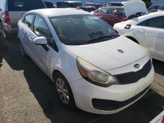 KIA RIO LX 2014 with VIN KNADM4A32E6378697 - Photo from auction