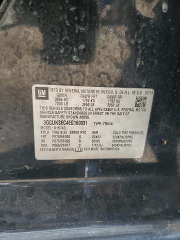 Photo 10 from auction – 2014 CHEVROLET SILVERADO with VIN 3GCUKSEC4EG160931