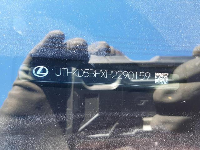 Photo 10 from auction – 2017 LEXUS CT 200 with VIN JTHKD5BHXH2290159
