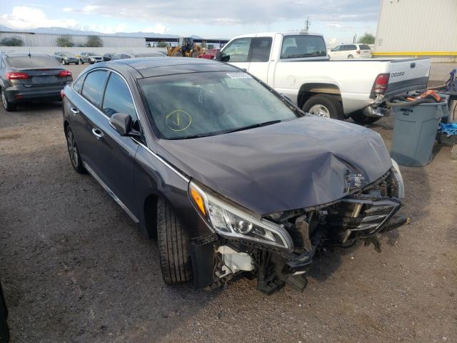 HYUNDAI SONATA SPO 2016 with VIN 5NPE34AF0GH414576 - Photo from auction