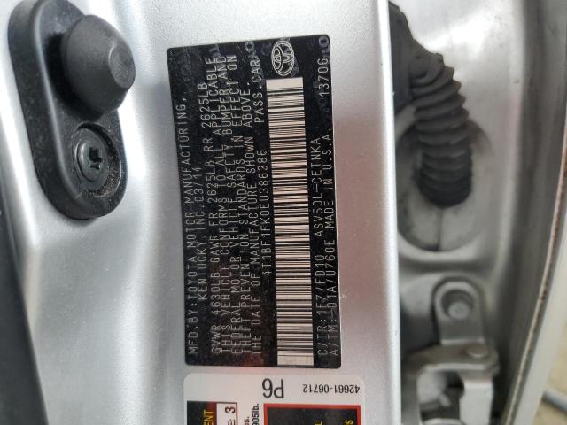 Photo 10 from auction – 2014 TOYOTA CAMRY L with VIN 4T1BF1FK0EU386386