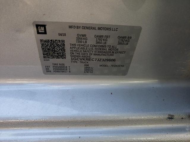 Photo 10 from auction – 2018 CHEVROLET SILVERADO with VIN 1GCVKREC7JZ329606