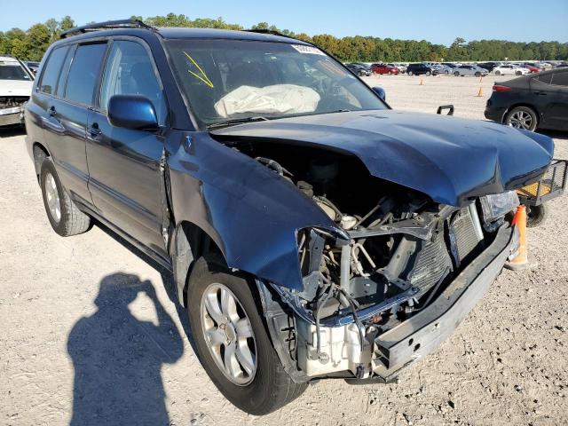 TOYOTA HIGHLANDER 2001 with VIN JTEGD21A110017215 - Photo from auction